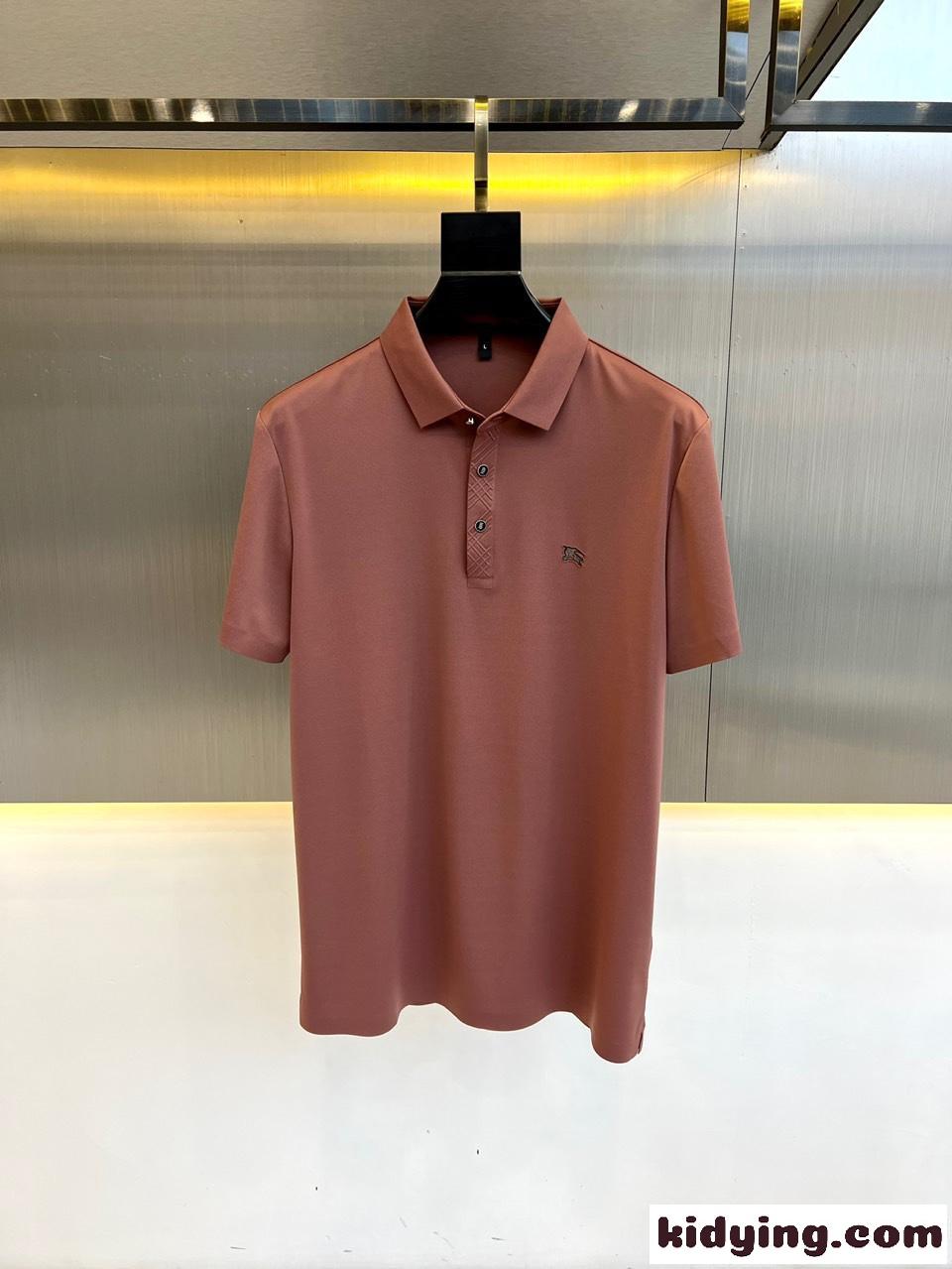 バーバリー Tシャツ コピー シンプル 春夏 半袖 ポロシャツ-0