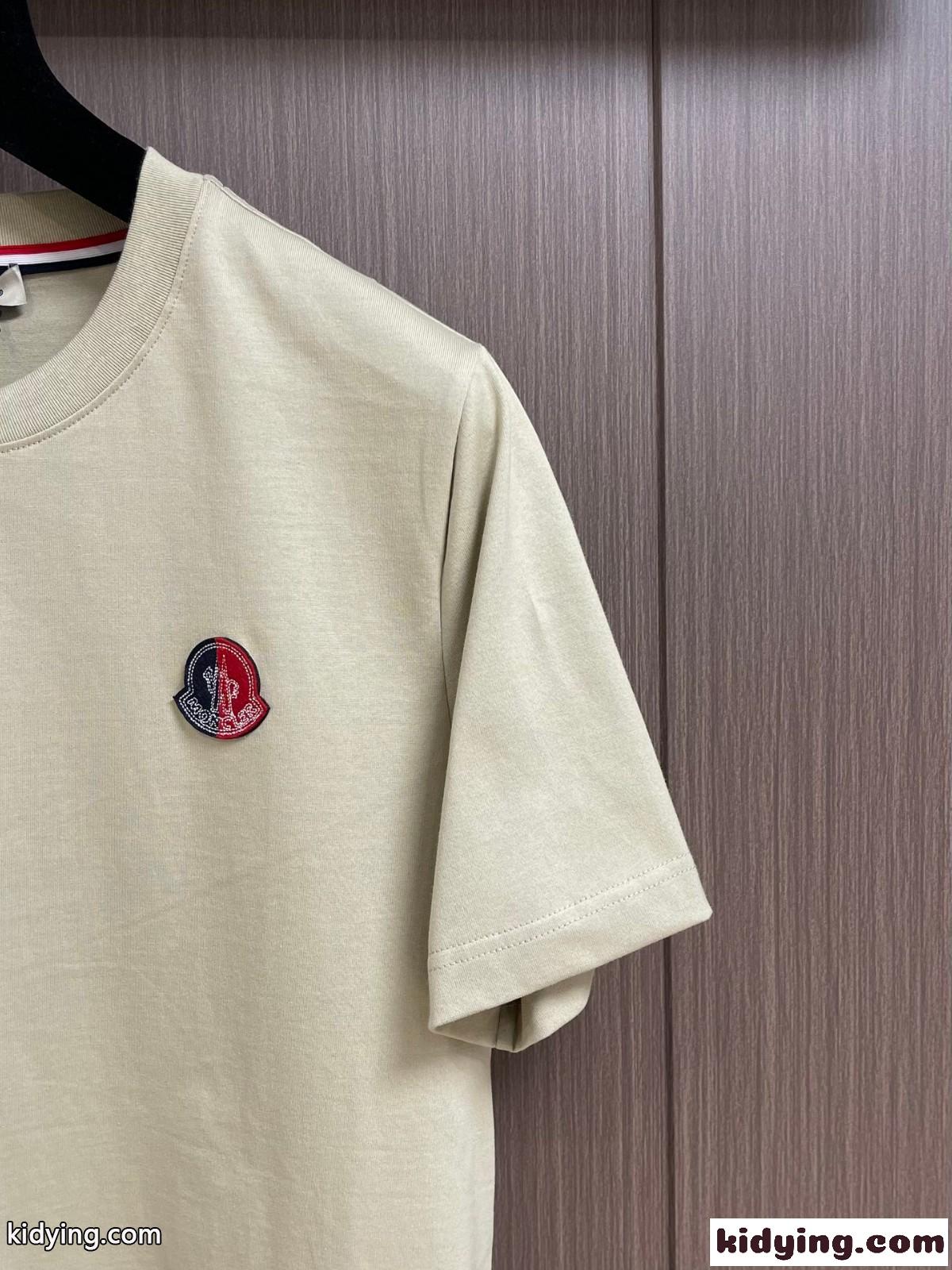 シンプル おしゃれ クルーネック コットンジャージー モンクレール Tシャツ コピー-1