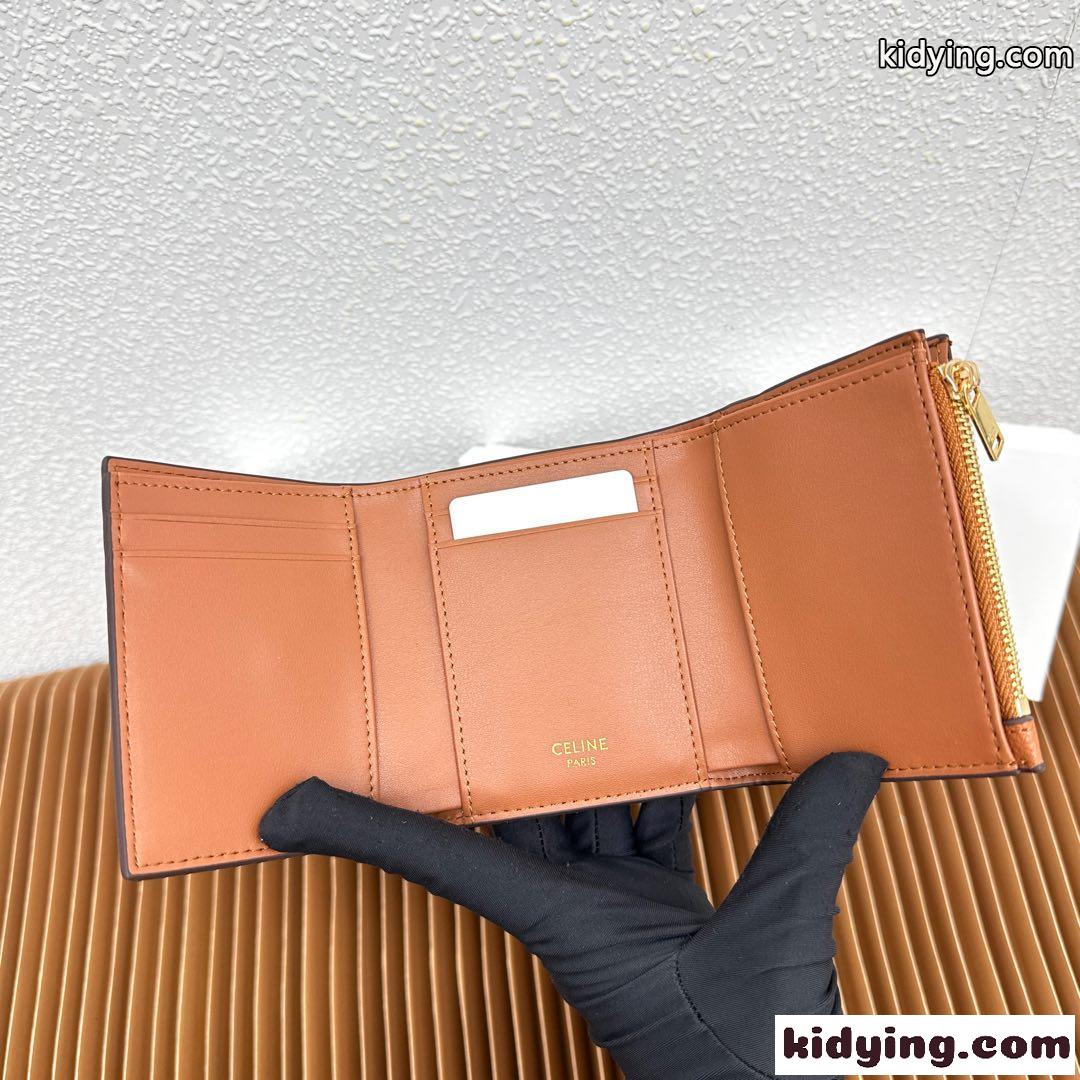 ファインウォレット CELINE ヴィクトワール セリーヌ 財布 コピー ブラウン-2