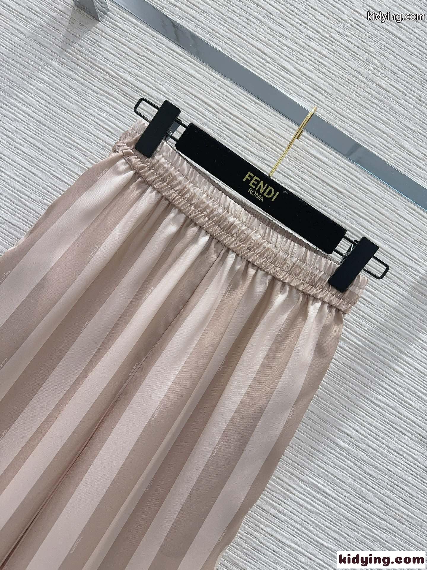 カジュアル ストライプ フェンディ パンツ コピー レディース パジャマパンツ-0