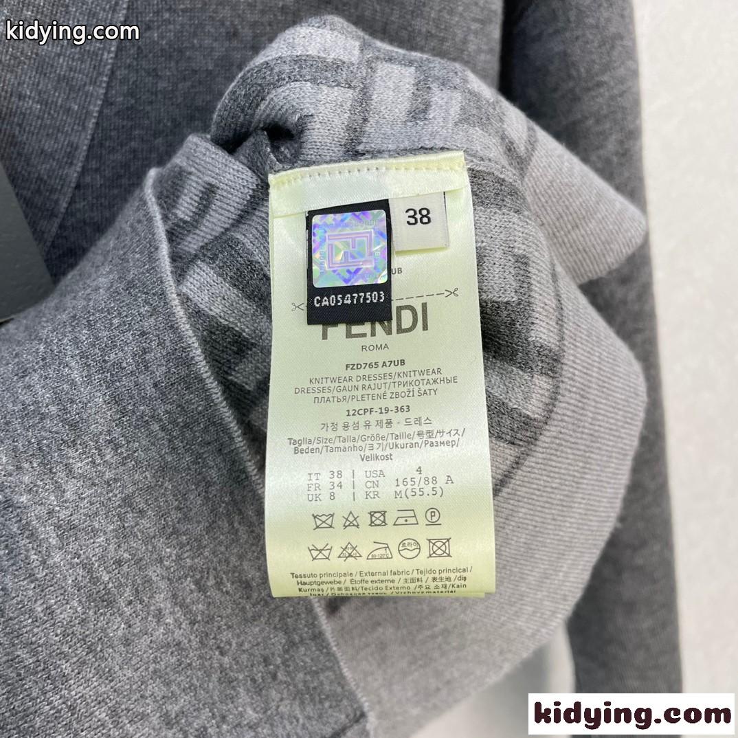 カジュアル 合わせやすい ニットカーディガン フェンディ カーディガン コピー レディース-4