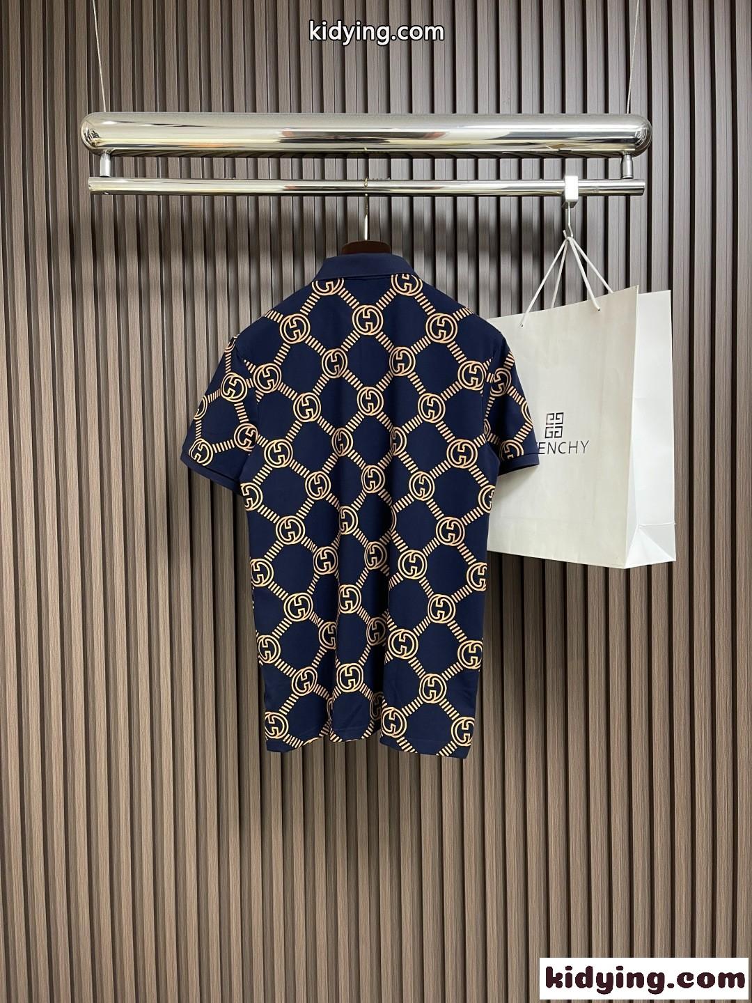 カジュアル GG ポロシャツ グッチ Tシャツ 偽物 メンズ 半袖トップス-1