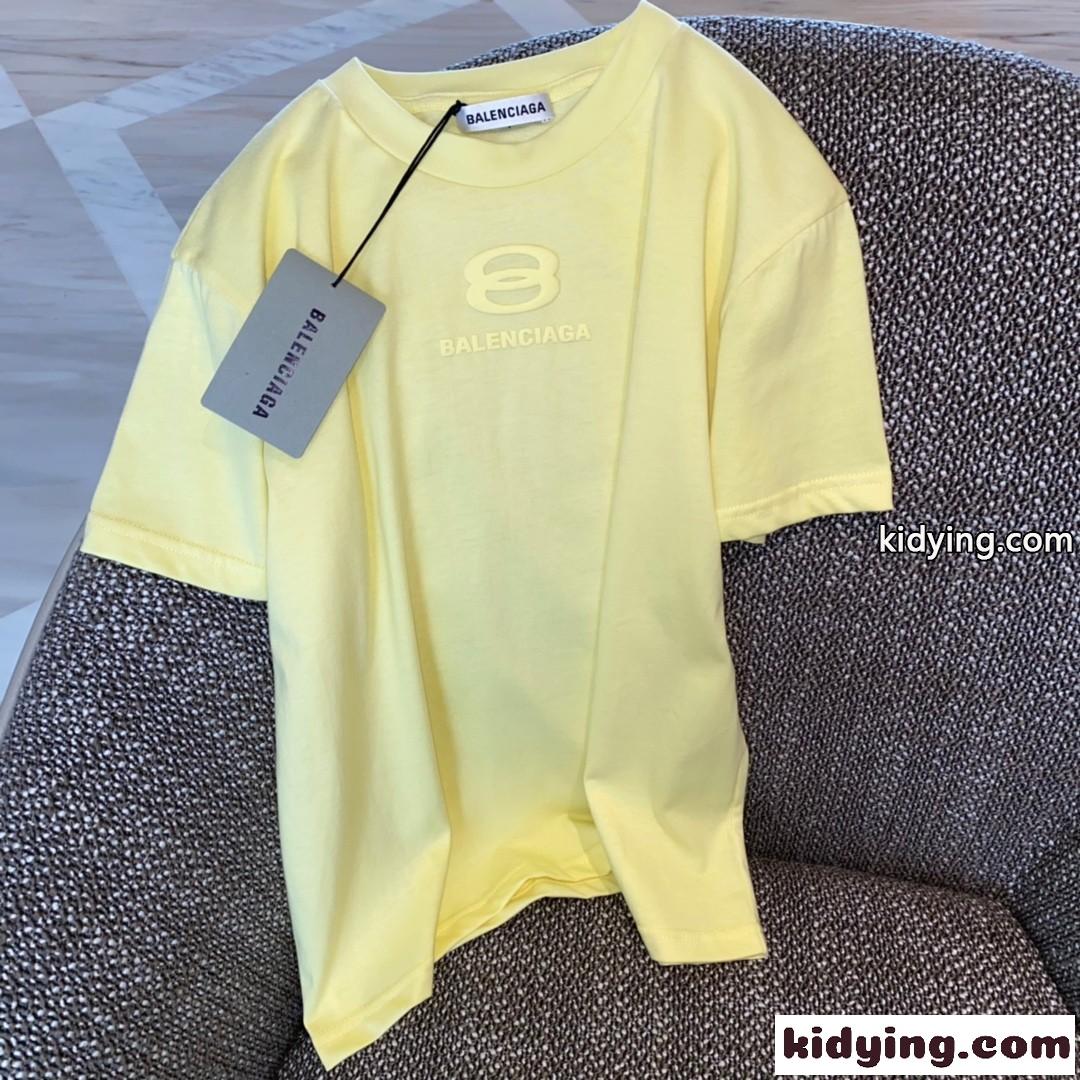 定番 シンプル おしゃれ クルーネック カジュアル 春夏 トップス バレンシアガ 半袖tシャツ コピー 着心地いい-1