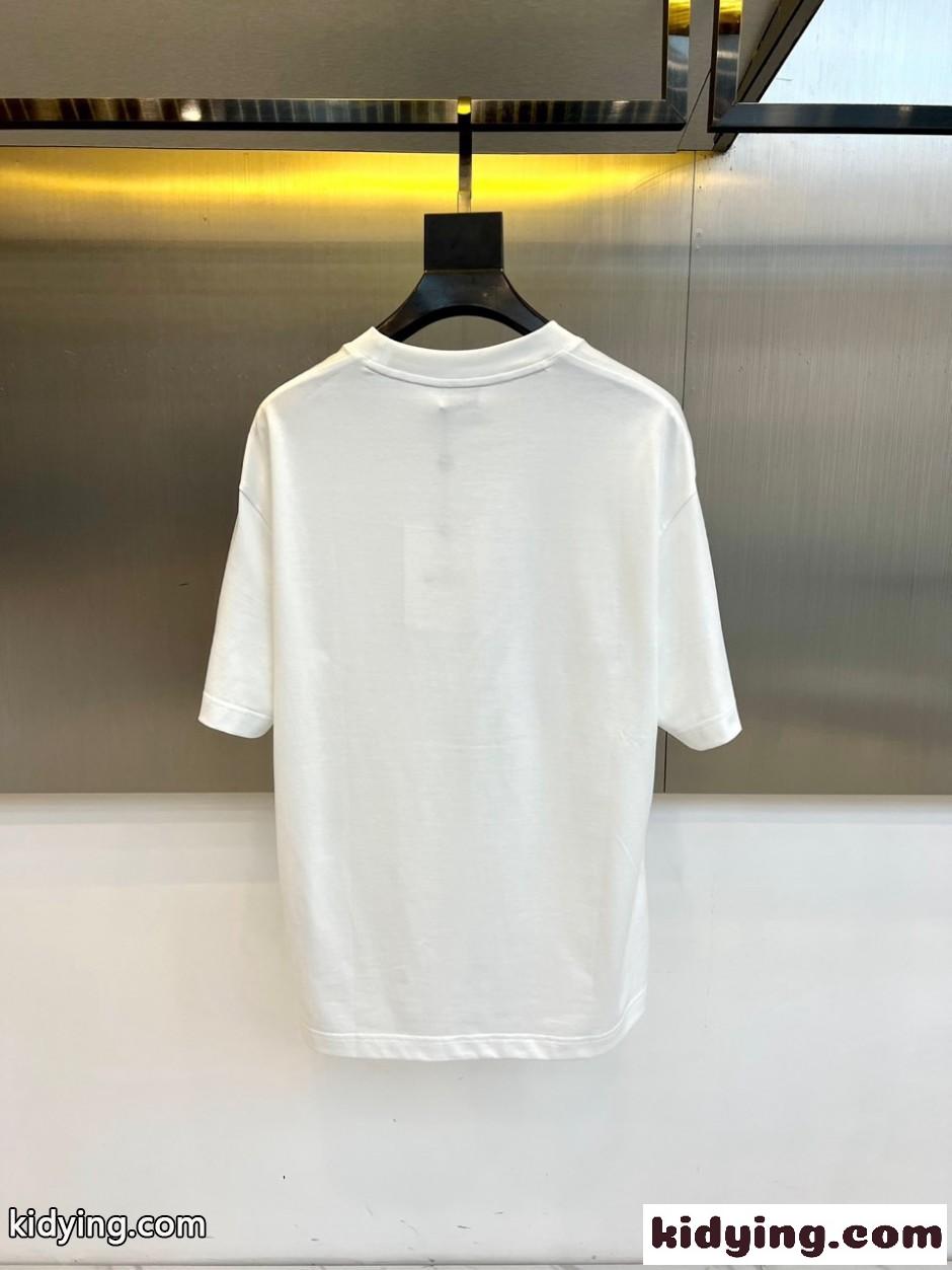 モンクレール Tシャツ 偽物 カジュアル クルーネック 半袖Tシャツ ホワイト-0
