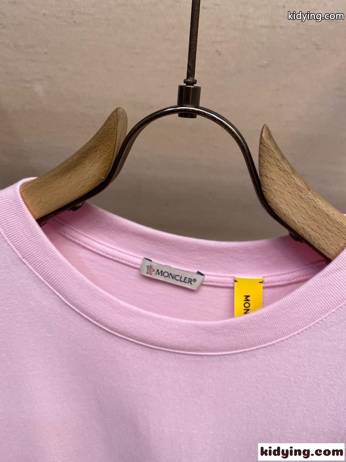 人気 Moncler x FRGMT コットン 半袖Tシャツ モンクレール Tシャツ スーパーコピー ピンク-0