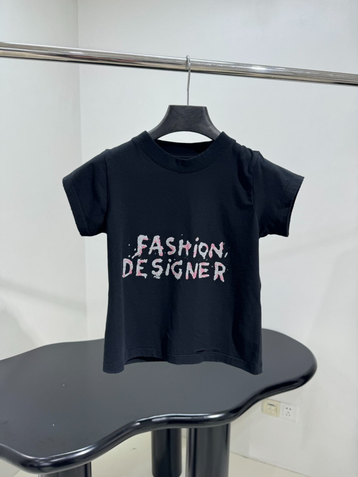 FASHION DESIGNER コンパクトTシャツ バレンシアガ Tシャツ コピー レディース-0