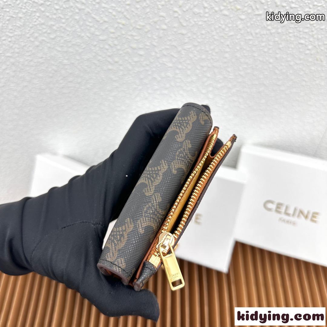 ファインウォレット CELINE ヴィクトワール セリーヌ 財布 コピー トリオンフキャンバス-0