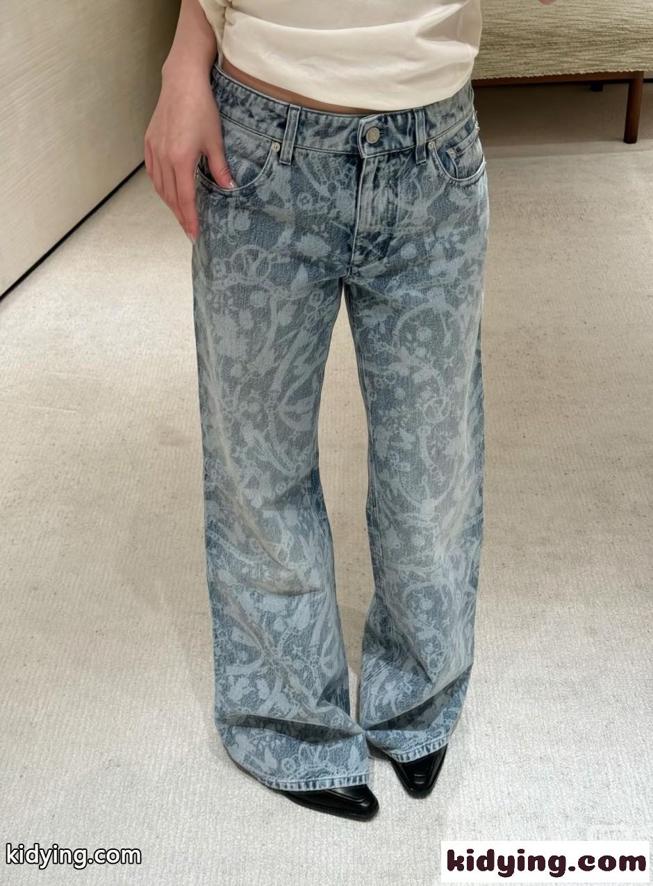 LV ブルーム ジーンズ ルイ・ヴィトン パンツ コピー デニムパンツ-5