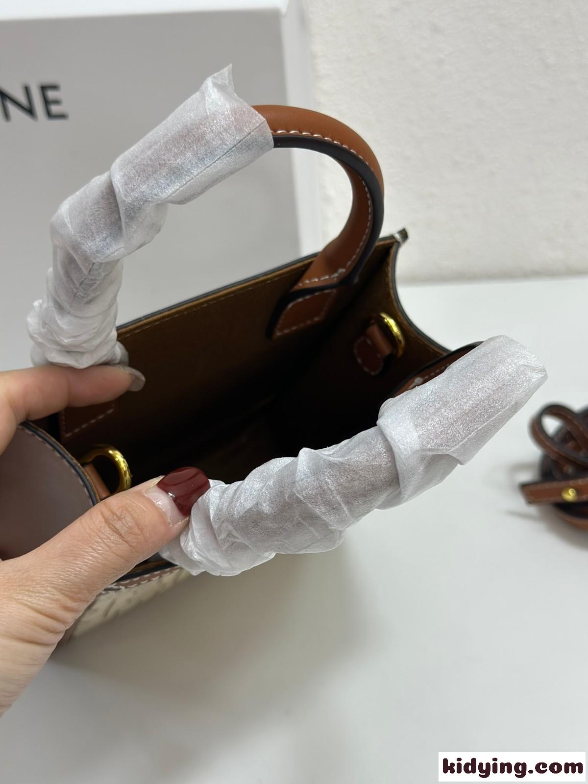 CELINE ミニ バーティカル カバ トートバッグ セリーヌ バッグ コピー プリント-2