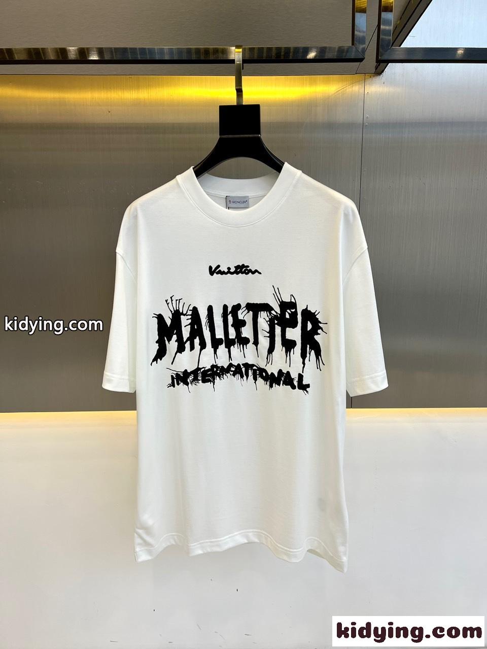 定番 プリント モンクレール Tシャツ コピー クルーネック 半袖Tシャツ ホワイト-0