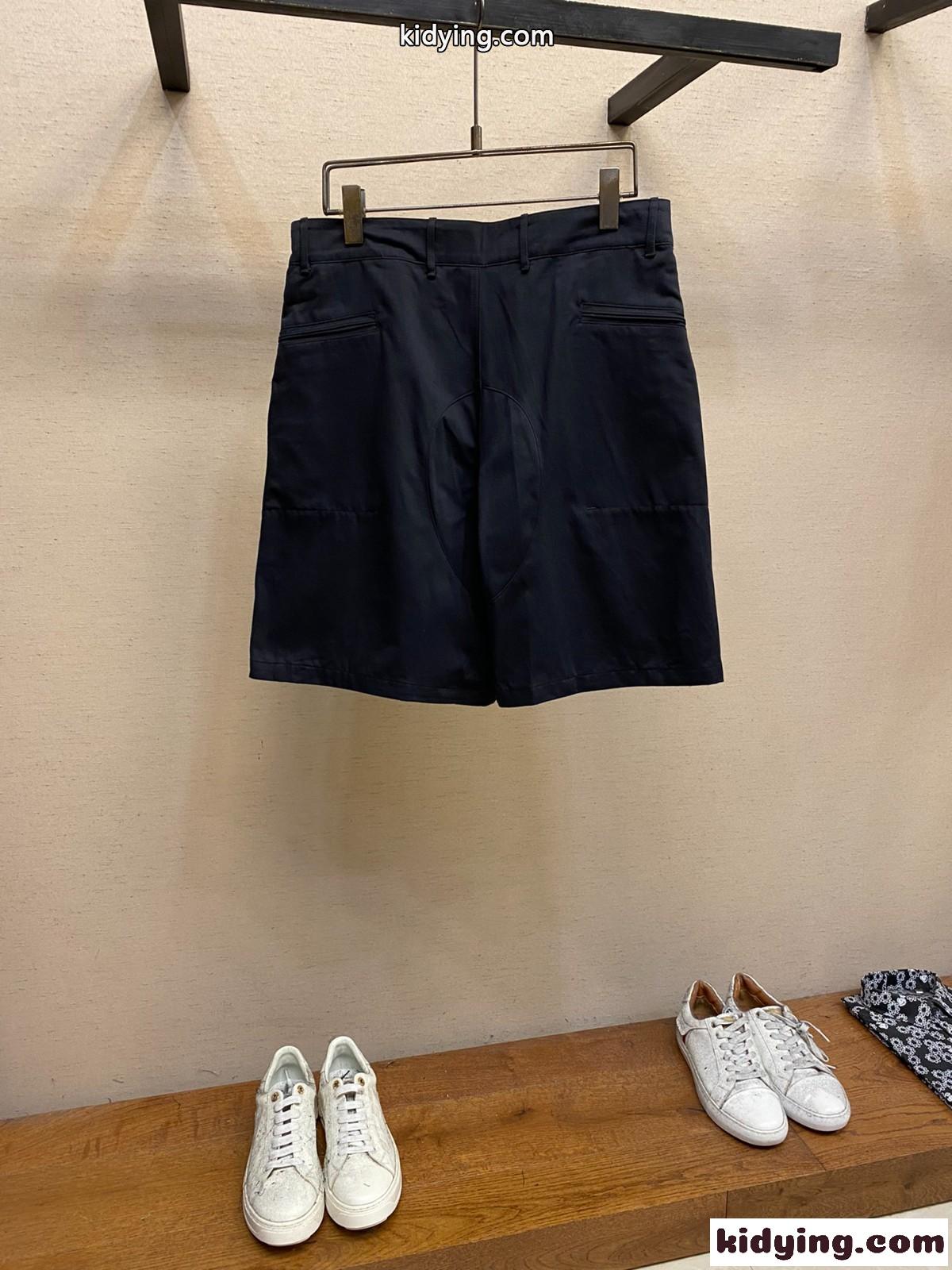 クリスチャン・ディオール パンツ コピー DIOR AND STONE ISLAND バミューダショートパンツ ブラック-1