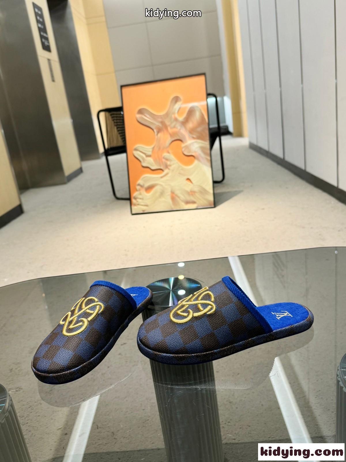 LV パレス・ライン ミュール ルイヴィトン サンダル スーパーコピー ブルー-0