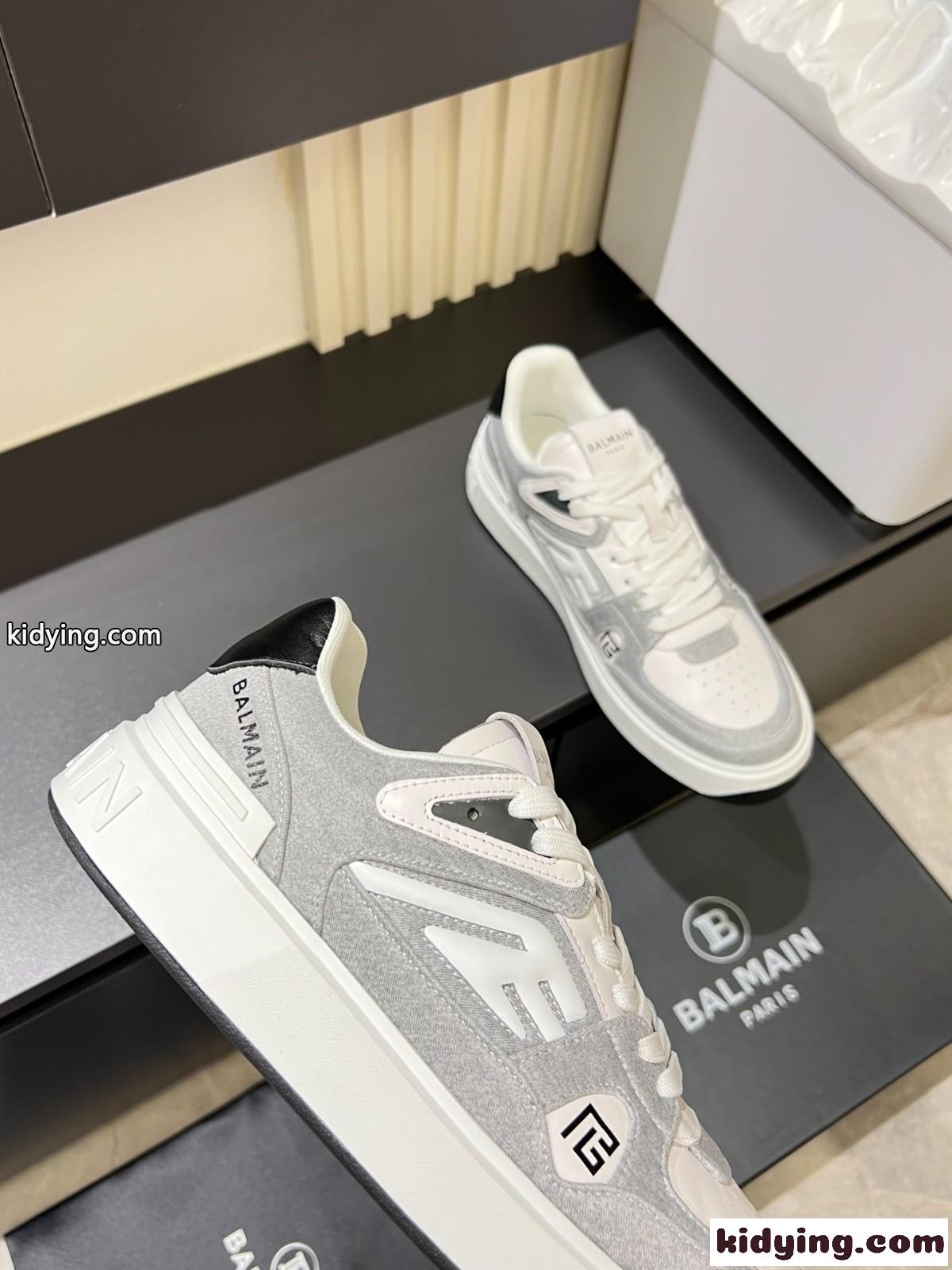 バルマン B-Court Skate スニーカー コピー 人気 定番 カジュアル メンズシューズ-3