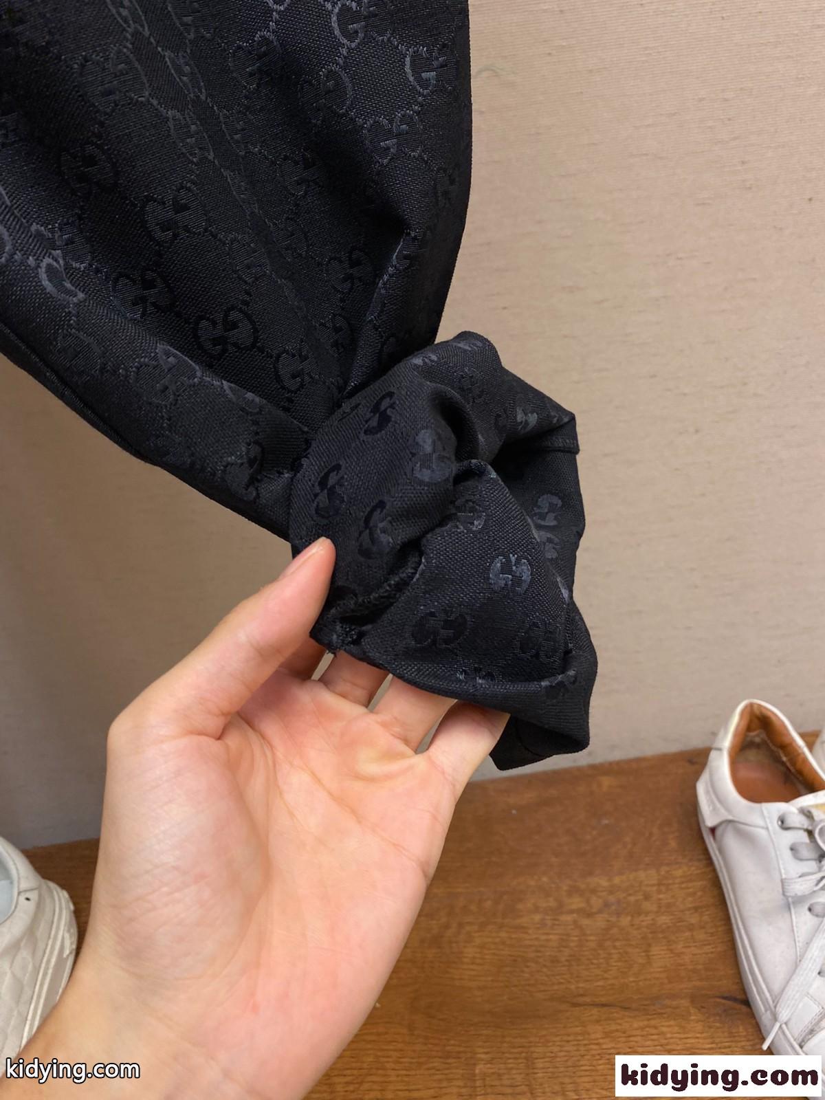 高級感 GGキャンバス ストレートパンツ グッチ パンツ コピー ブラック-3