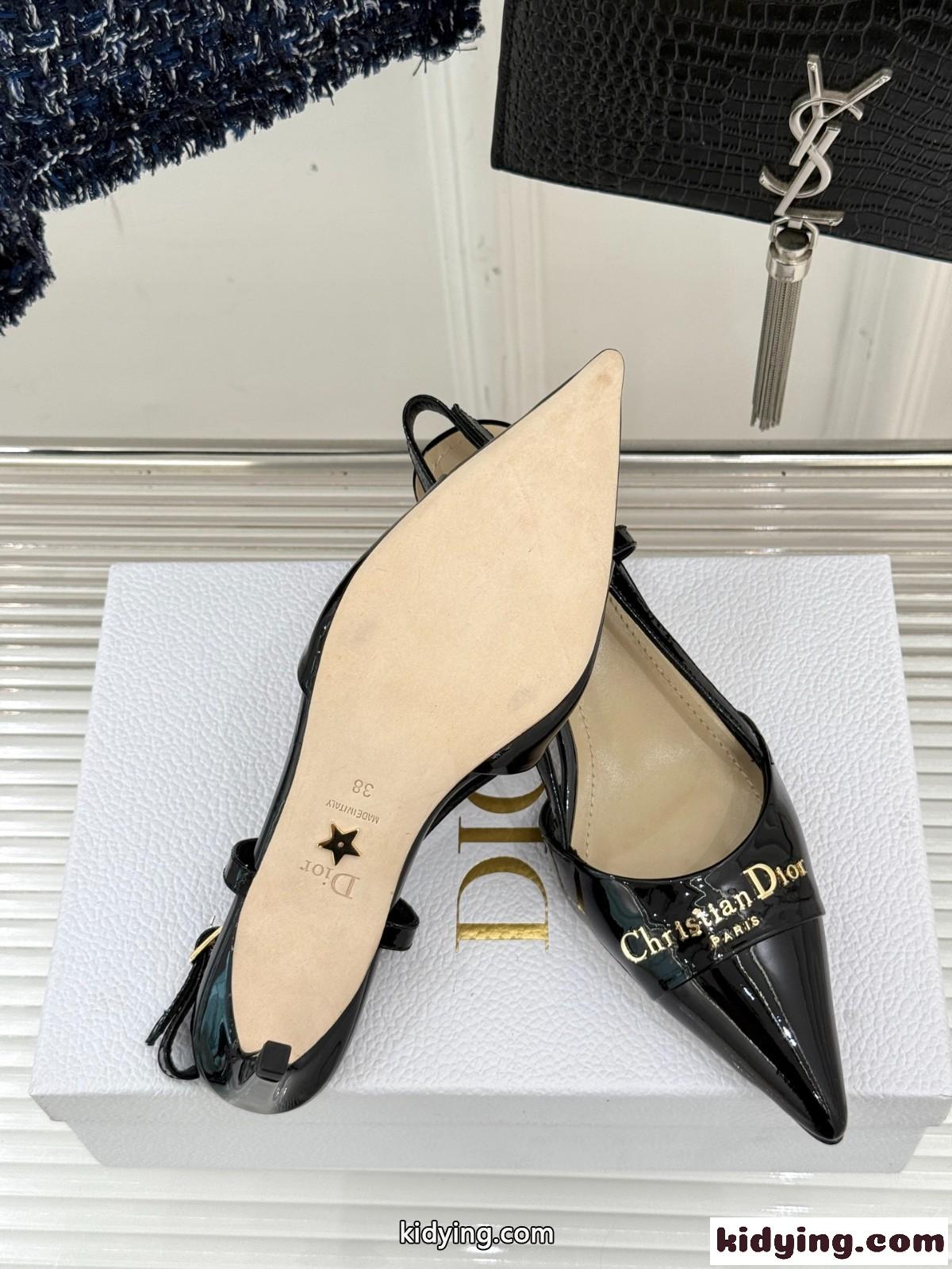 My Dior スリングバックパンプス クリスチャン・ディオール パンプス コピー ブラック-4