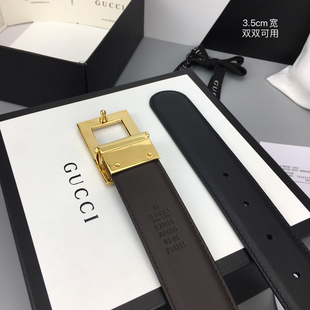 リバーシブル ベルト スクエアG バックル グッチ ベルト スーパーコピー-1
