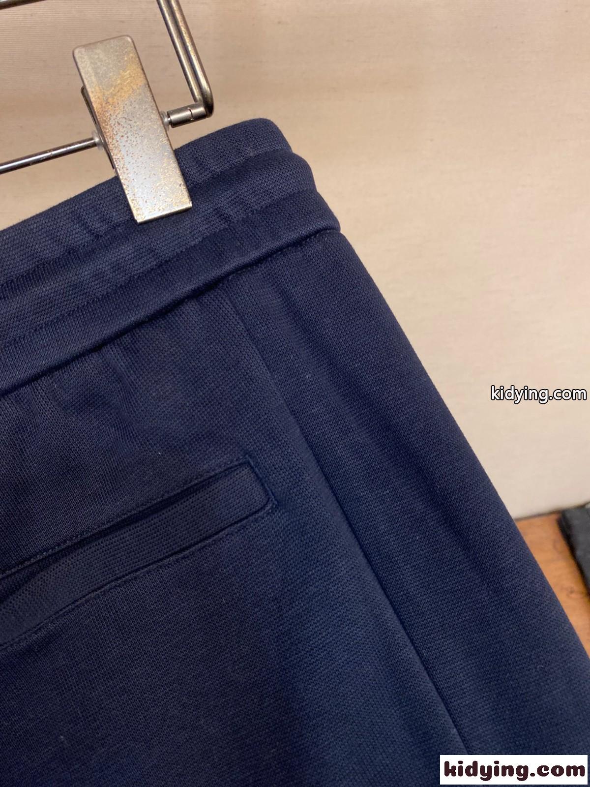 カジュアル お洒落 快適 ロングパンツ グッチ パンツ コピー ネイビー-4
