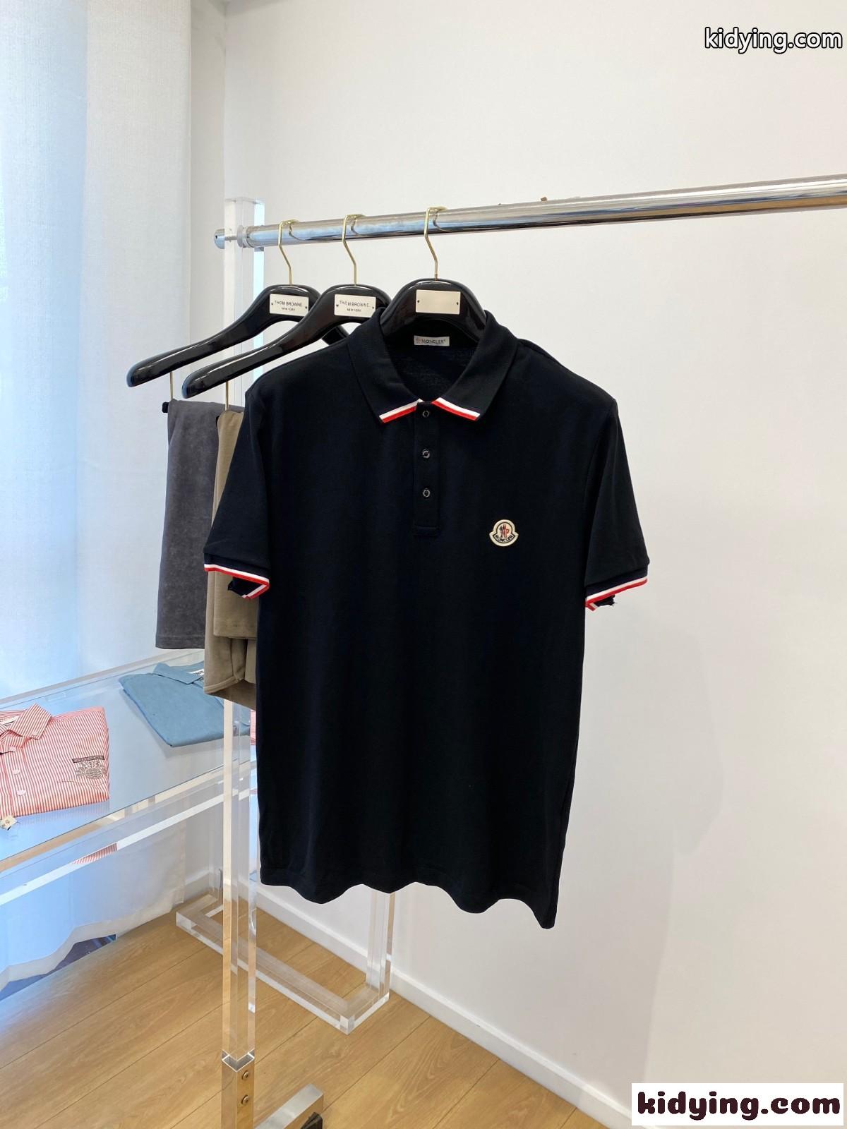 モンクレール Tシャツ コピー おしゃれ ロゴ入り 半袖 メンズ ポロシャツ-0