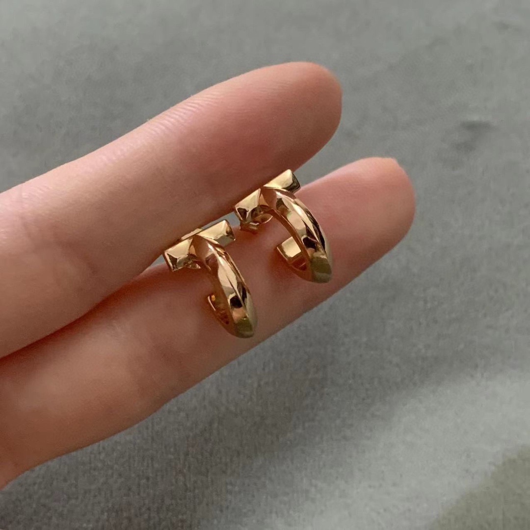 洗練された 人気 ティファニー T T ワン フープ ピアス コピー アクセサリー-2