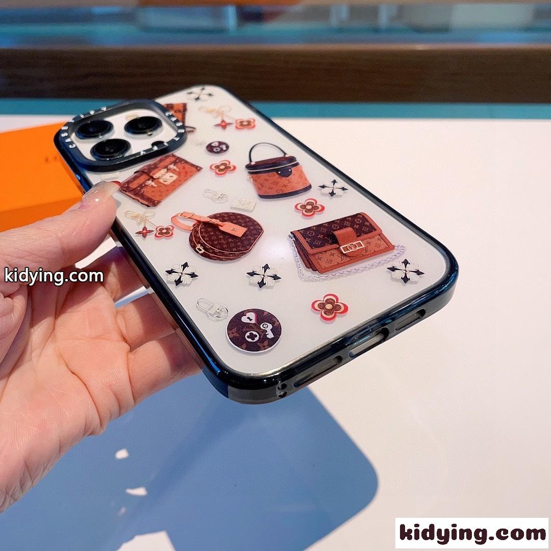 おしゃれ 可愛い プリント アクリルケース ルイ・ヴィトン アイフォンケース コピー スマホケース-1