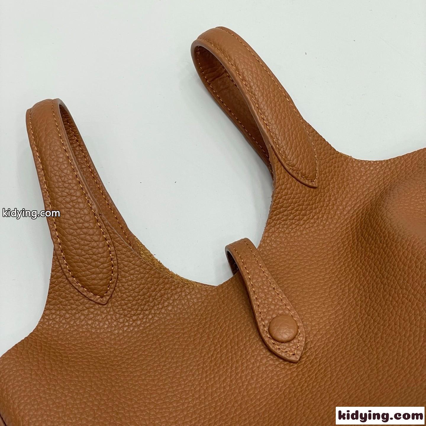 定番 Polo Play レザー スモール ハンドバッグ ラルフローレン バッグ スーパーコピー ブラウン-2