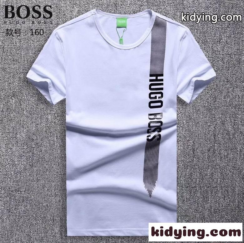 春夏 合わせやすい 半袖 トップス ヒューゴ・ボス tシャツ コピー 定番 クルーネック 人気 3色あり 着心地いい-3