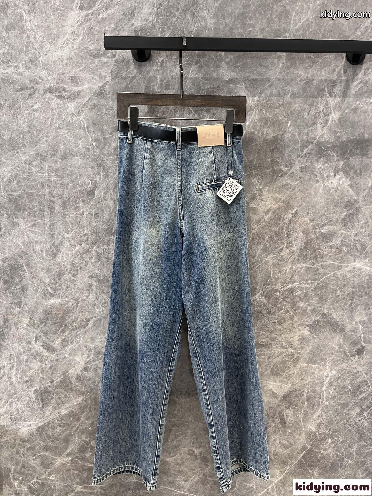 おしゃれ ドレープ ジーンズ ロエベ パンツ コピー デニムパンツ-1