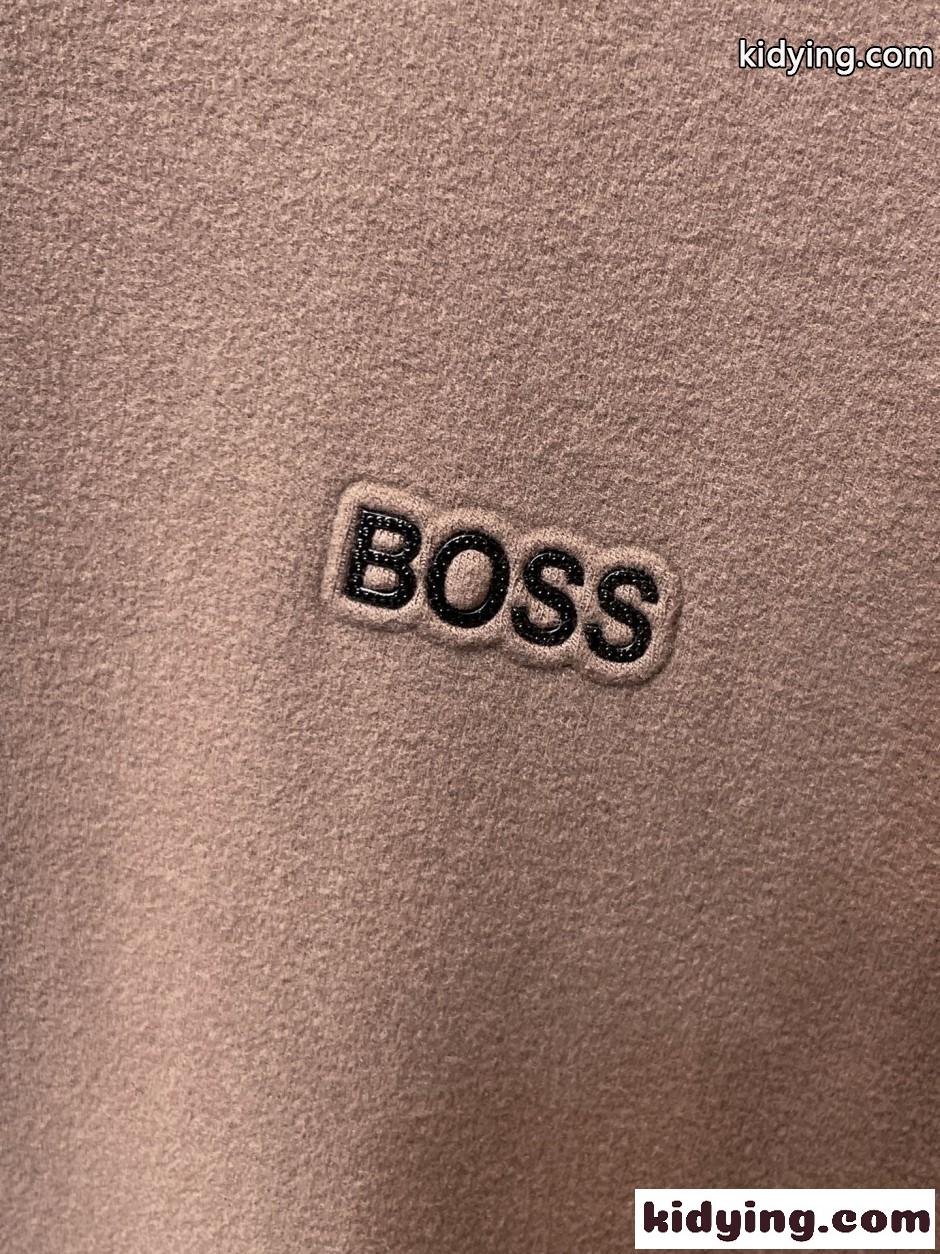 ヒューゴ・ボス Tシャツ 偽物 ベーシック 秋冬 厚手 長袖Tシャツ トップス-1