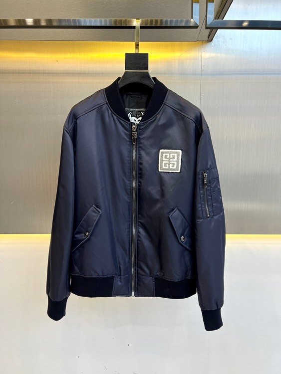 定番 ロゴ 中綿入り ボンバージャケット ジバンシィ ジャケット コピー-0