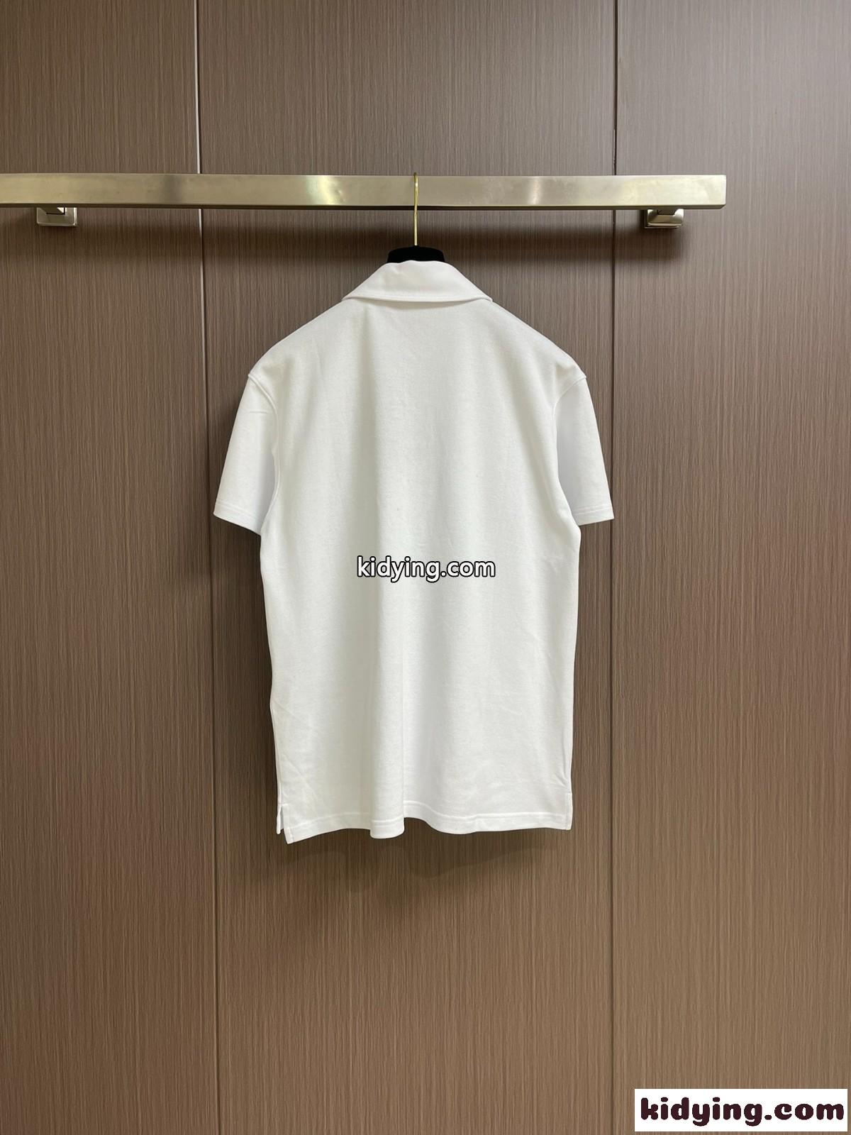 カジュアル 上品 ロゴプリント ポロシャツ グッチ Tシャツ コピー コットンピケ-1