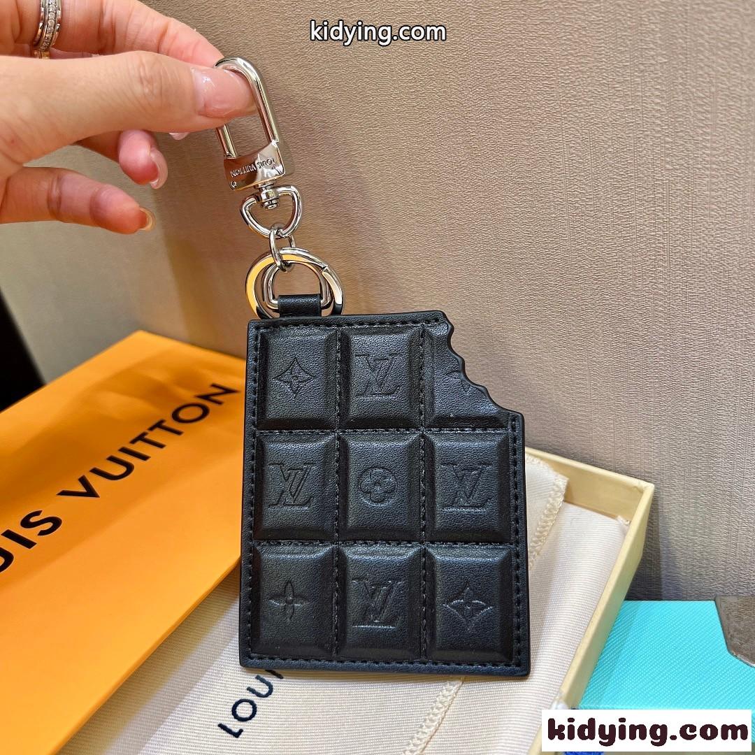 バッグチャーム・LV チョコレートバー ルイヴィトン キーホルダー コピー ブラック-1