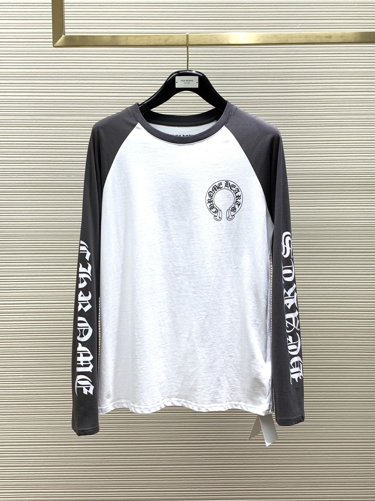 クロムハーツ Tシャツ コピー 人気 おしゃれ プリント 配色 長袖Tシャツ-2