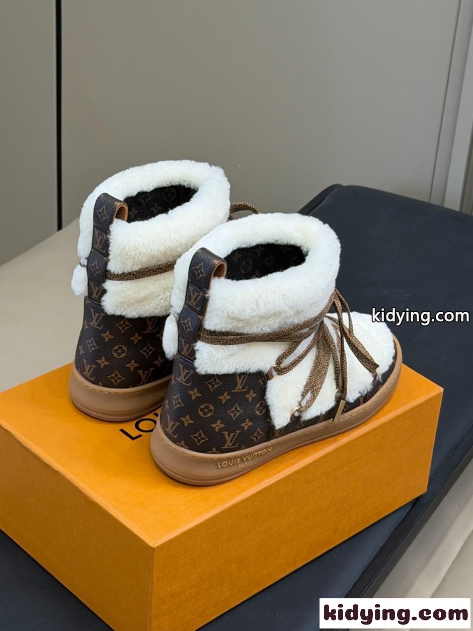 LV クラウド レースアップ アンクルブーツスニーカー ルイ・ヴィトン スーパーコピー-1