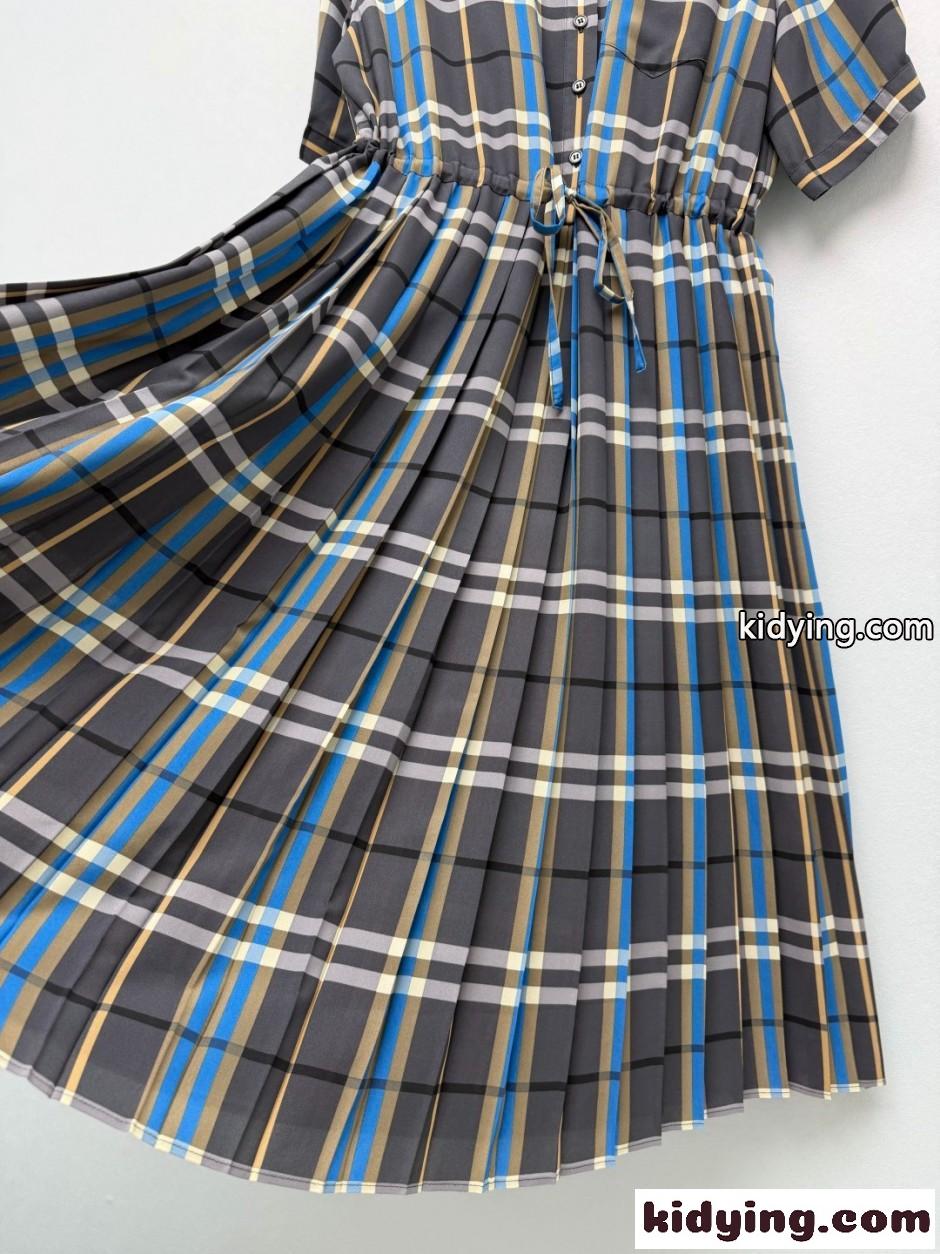 クラシック チェック柄 シャツワンピース バーバリー ワンピース 偽物-0