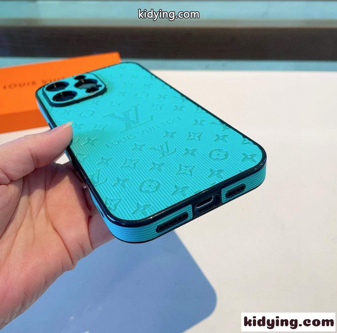 お洒落 スマホケース ルイ・ヴィトン アイフォンケース 偽物 iPhone16ケース ブルー-2