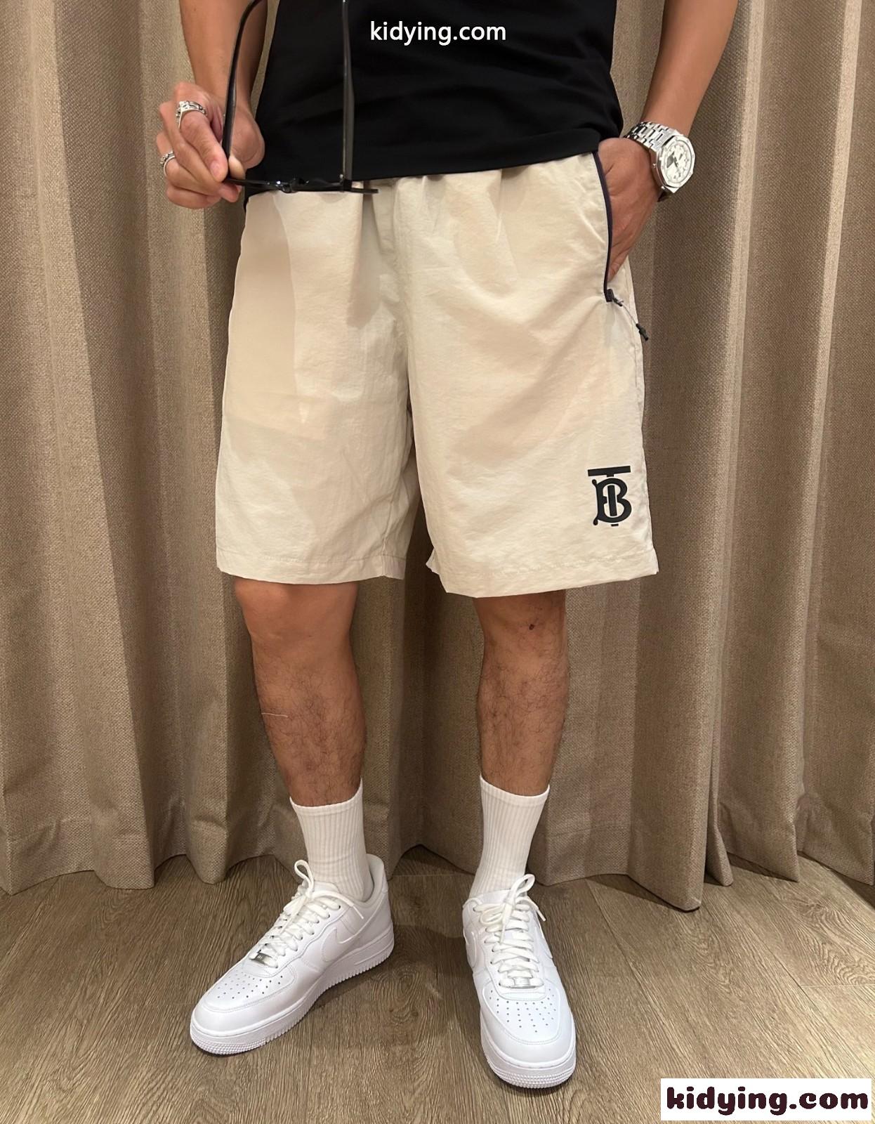 カジュアル リラックス ショートパンツ バーバリー パンツ コピー ベージュ-2