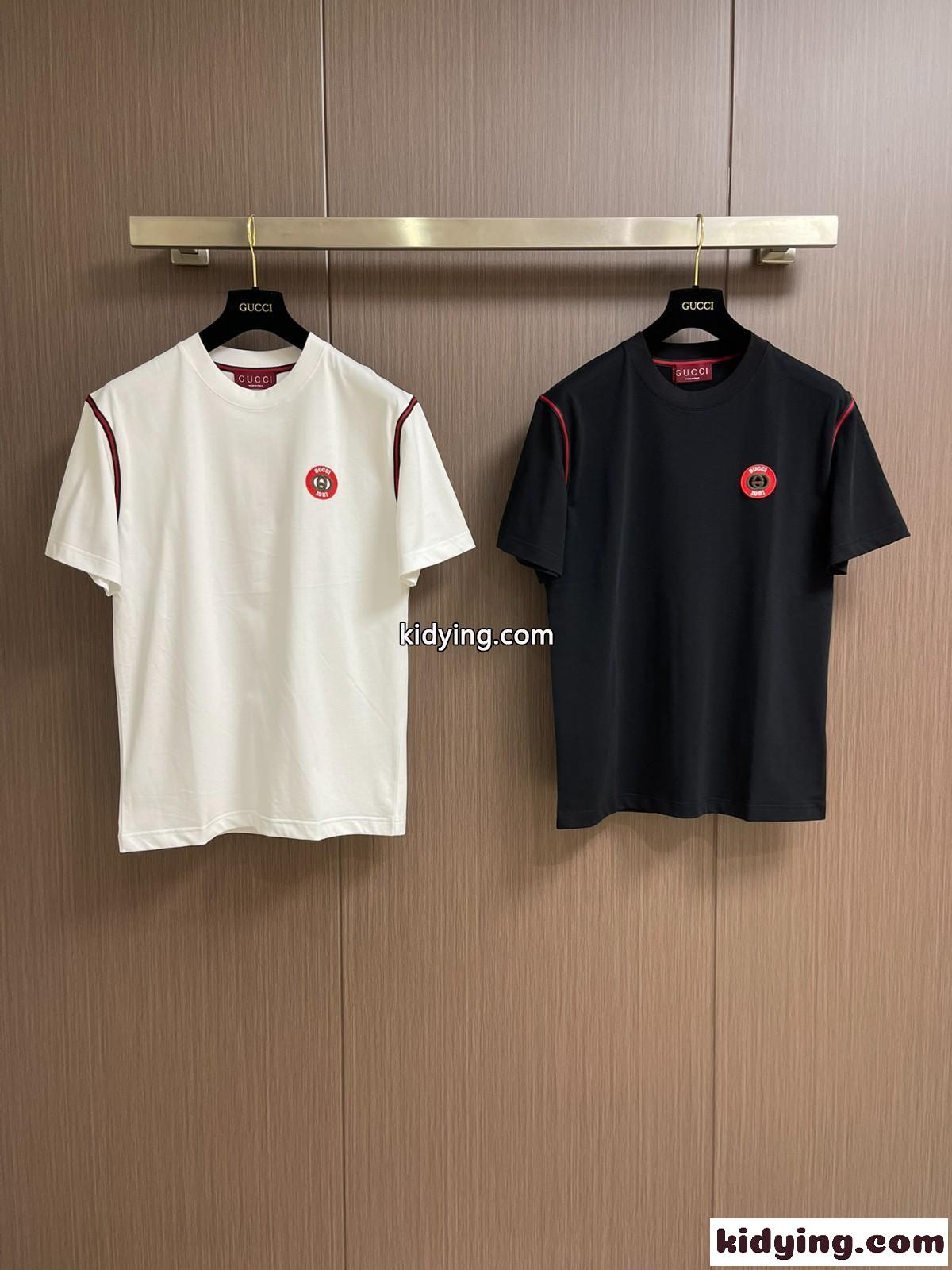 おしゃれ クルーネック 半袖Tシャツ グッチ Tシャツ コピー コットン トップス-0