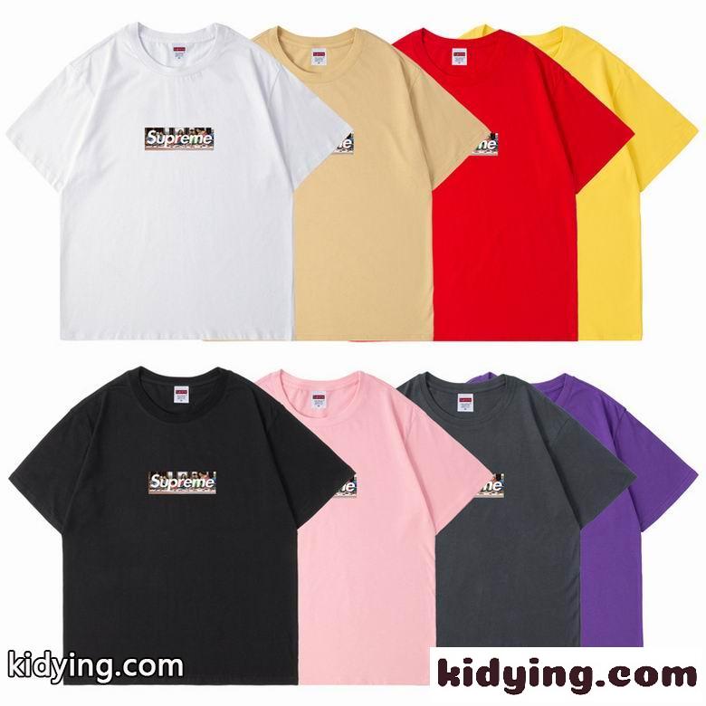 おしゃれ 人気  ロゴ ユニセックス クルーネック 定番 カジュアル シュプリーム tシャツ コピー 全8色 ゆったり-0