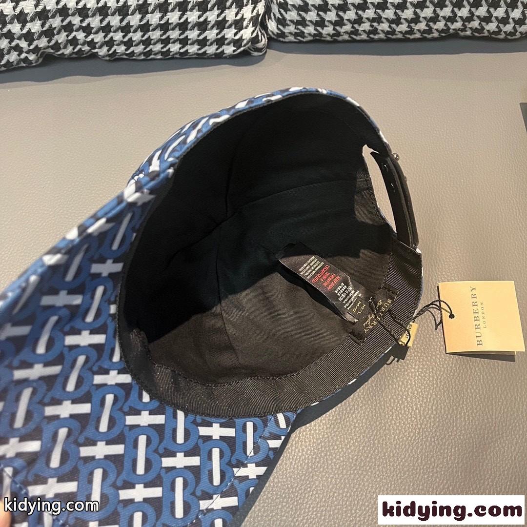 TBモノグラム バーバリー キャップ 偽物 ベースボールキャップ-3