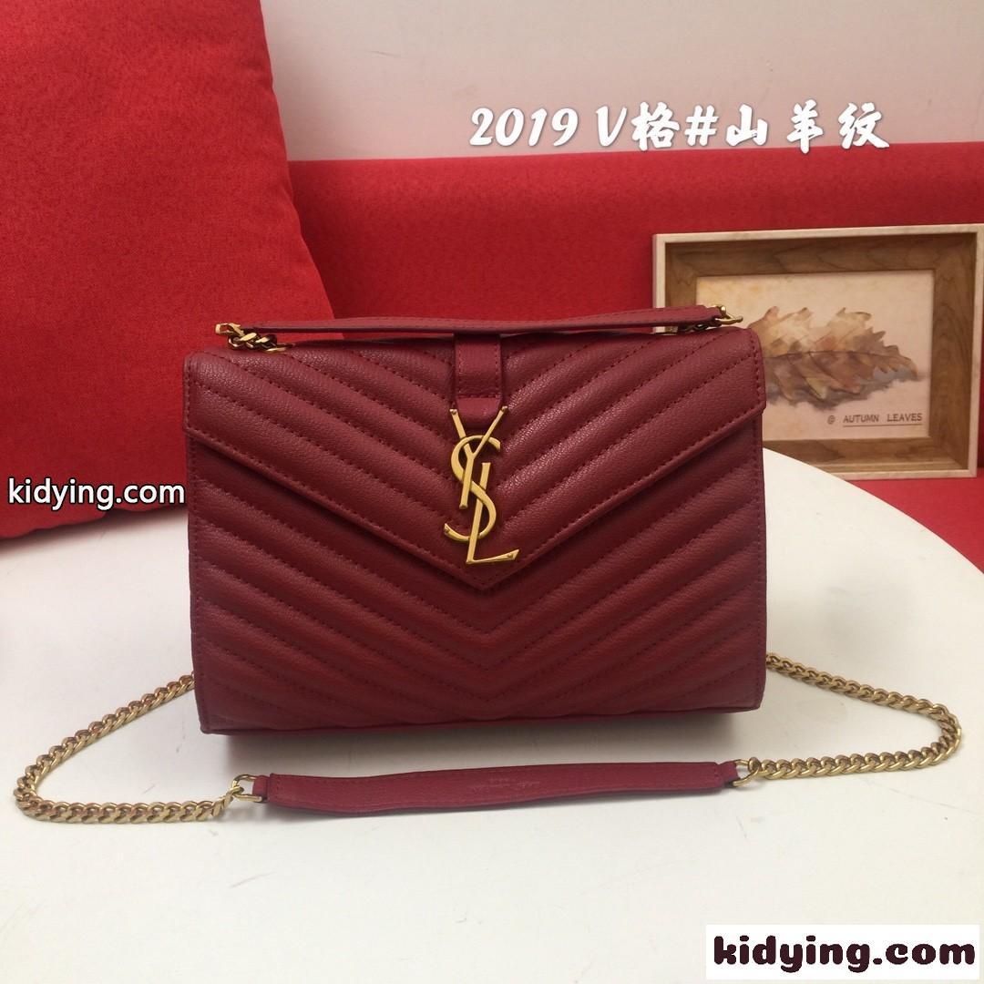 YSL モノグラム エンベロープ イヴ・サンローラン バッグ コピー ミディアムバッグ-0