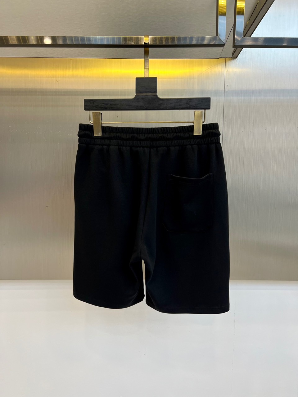 クロムハーツ パンツ 偽物 シンプル ロゴ入り カジュアル ショートパンツ ブラック-0