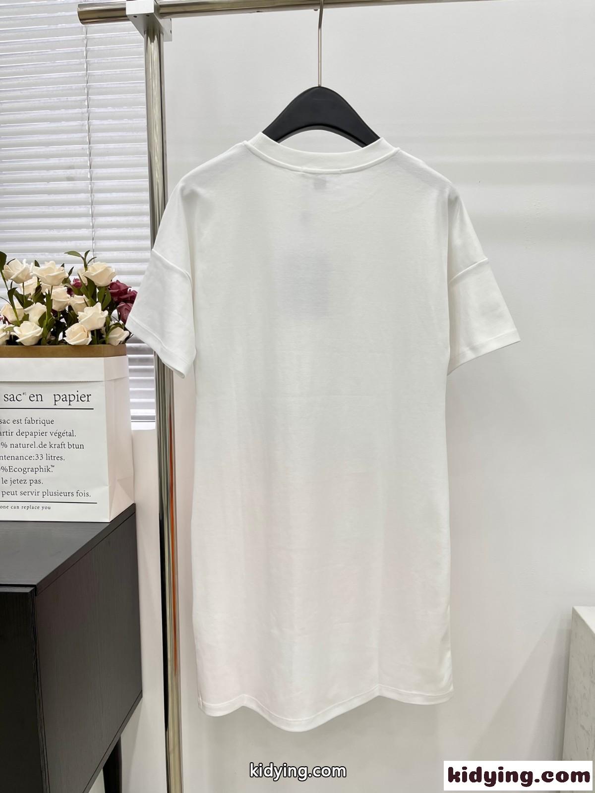 シークインレオパードTシャツドレス ルイ・ヴィトン ワンピース コピー-3
