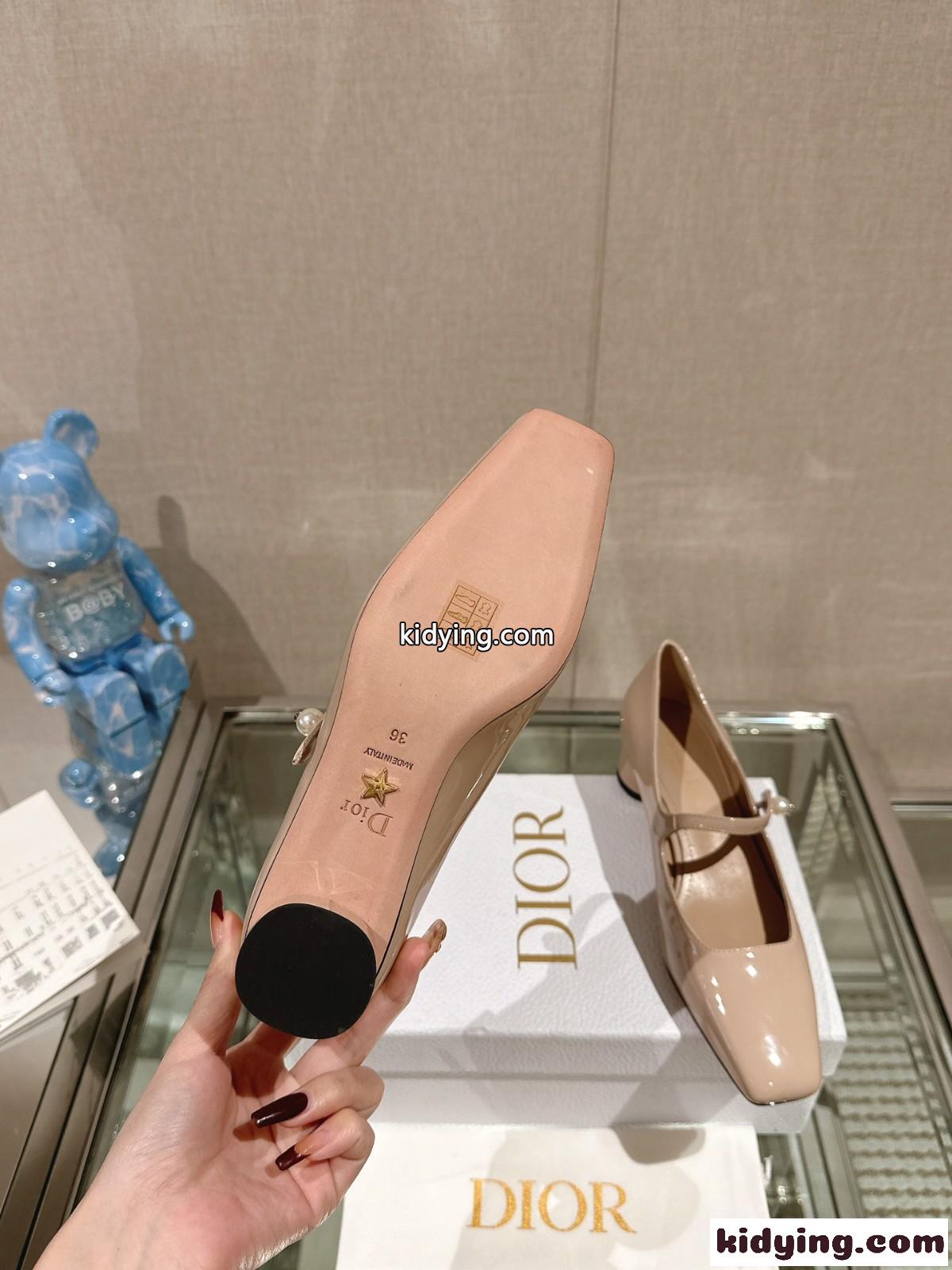クリスチャン・ディオール シューズ コピー JOLIE DIOR パンプス 3.5cm ベージュ-4