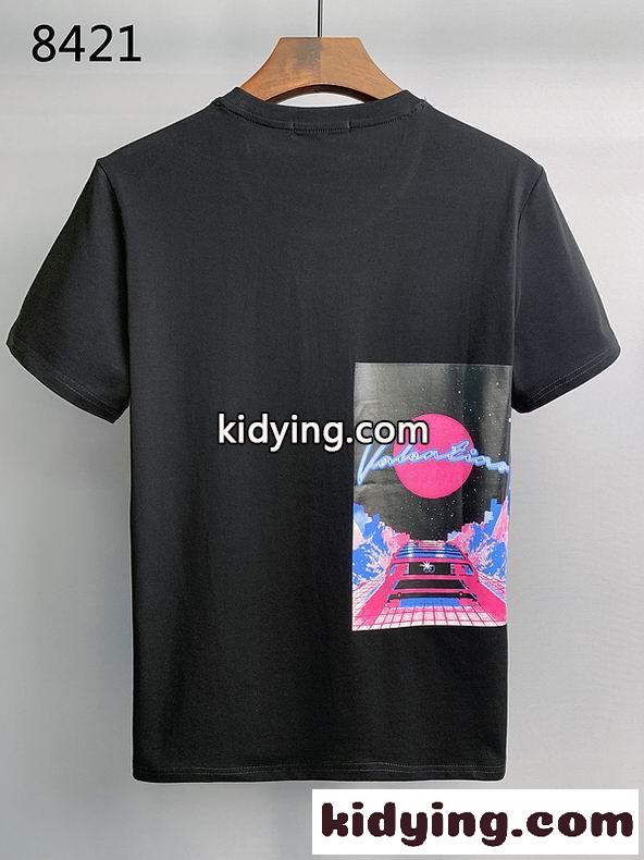 おしゃれ ヴァレンティノ Tシャツ コピー 半袖 春夏 トップス クルーネック 着心地いい 人気 カジュアル ホワイト ブラック-3