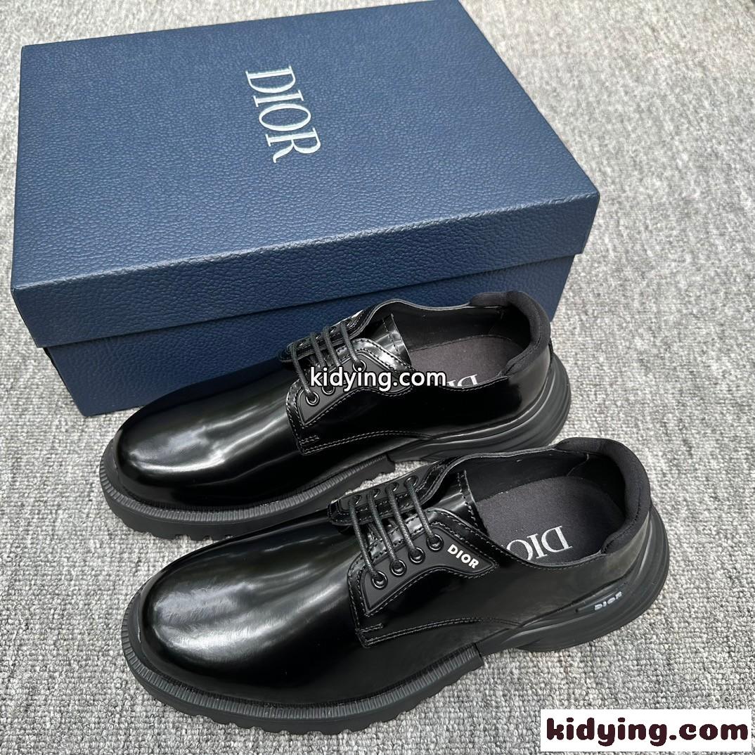 Dior Combat ダービーシューズ クリスチャン・ディオール シューズ コピー メンズ ブラック-0