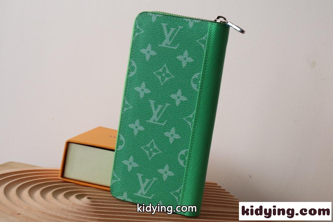 LV&ジッピーウォレット・ヴェルティカル ルイヴィトン 財布 コピー 長財布 グリーン-2