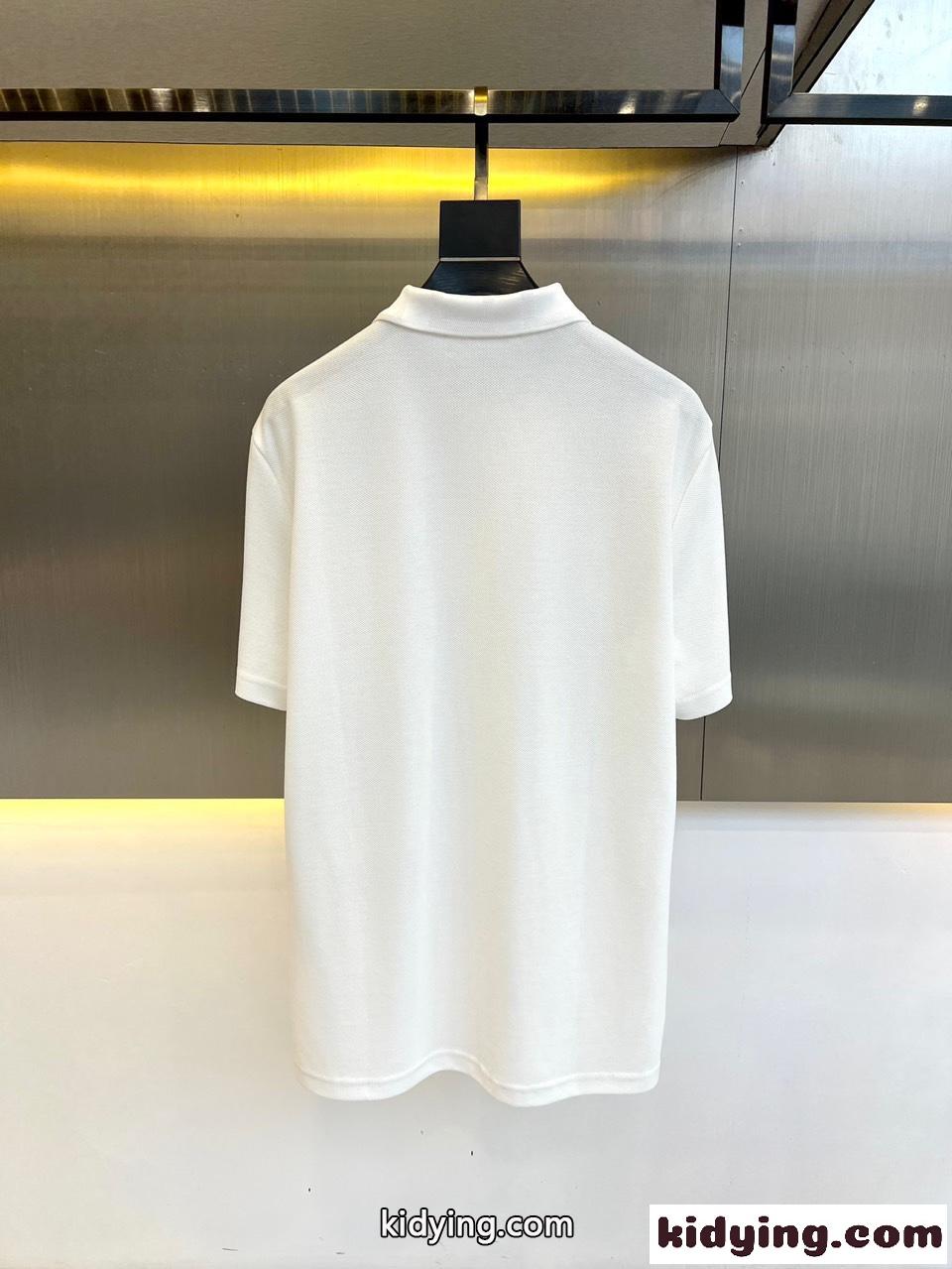 シンプル メドゥーサ ヴェルサーチェ Tシャツ 偽物 半袖 ポロシャツ ホワイト-4