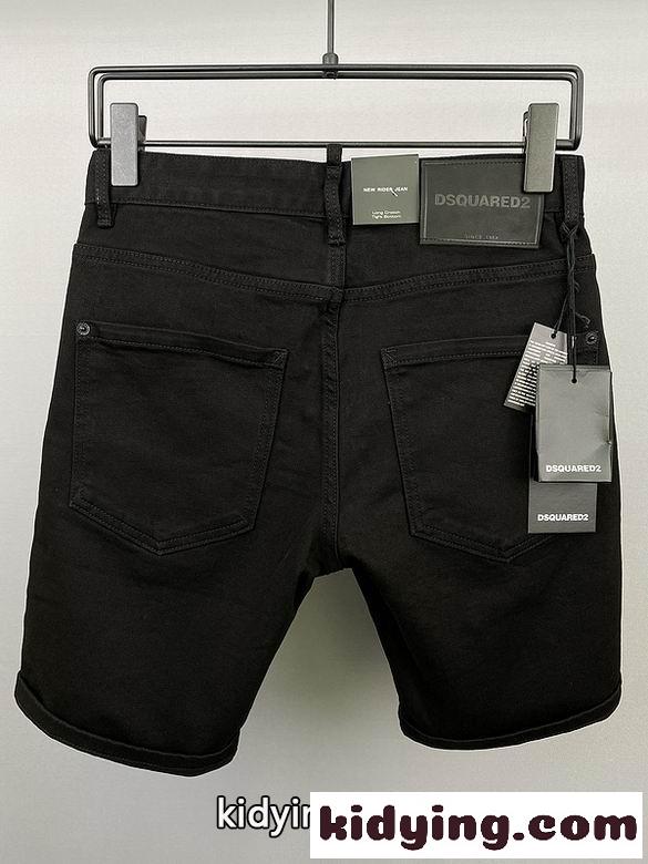 ディースクエアード ジーンズ コピー ストリート ロゴ ハーフ デニムパンツ ショートパンツ-0