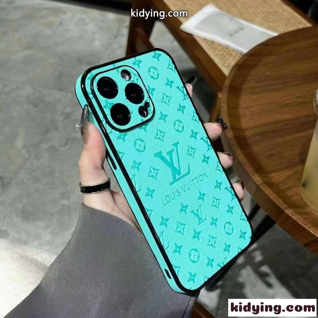 お洒落 スマホケース ルイ・ヴィトン アイフォンケース 偽物 iPhone16ケース ブルー-0