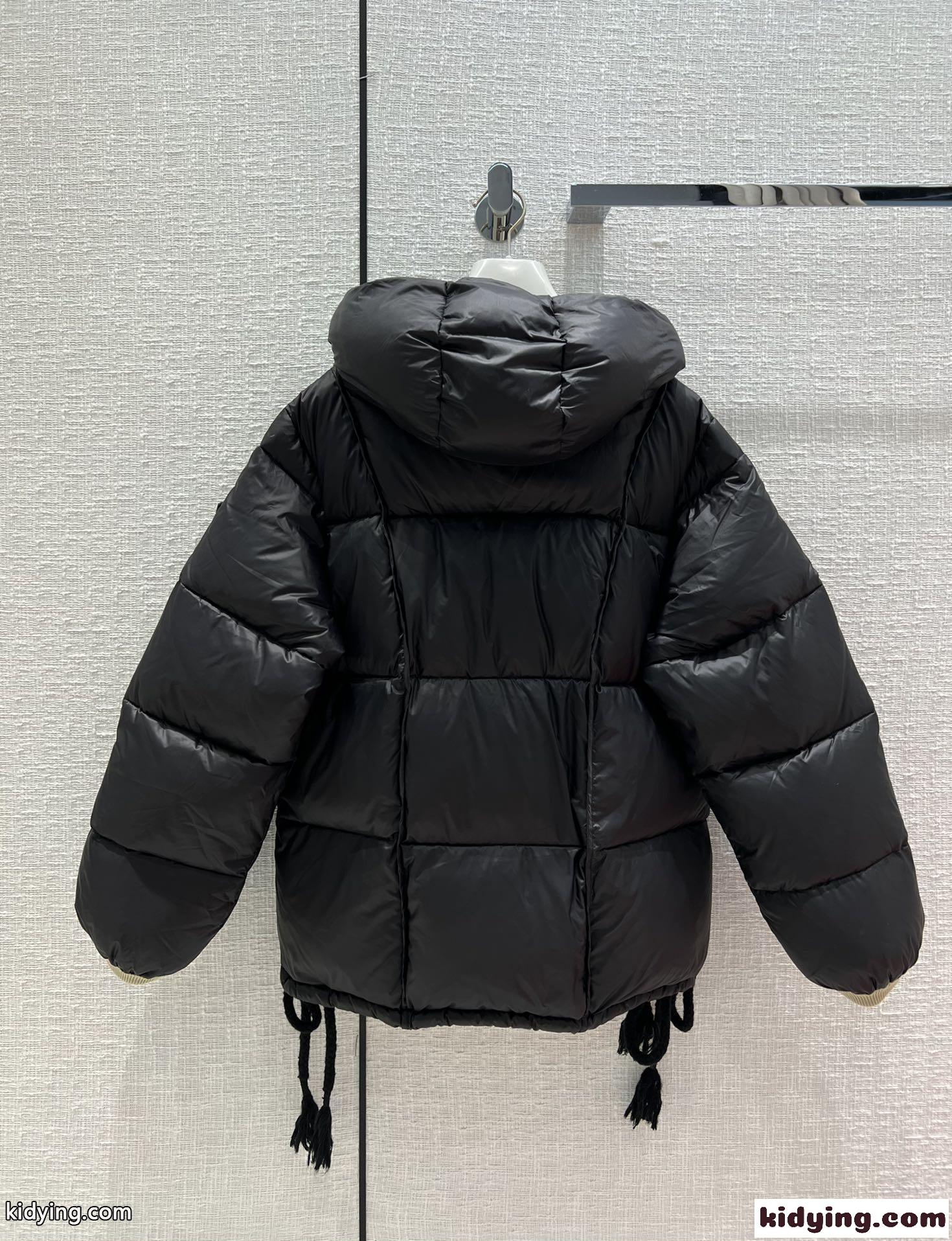 MONCLER 1952 ショート モンクレール ダウンジャケット コピー フード付 カジュアル アウター ブラック-2